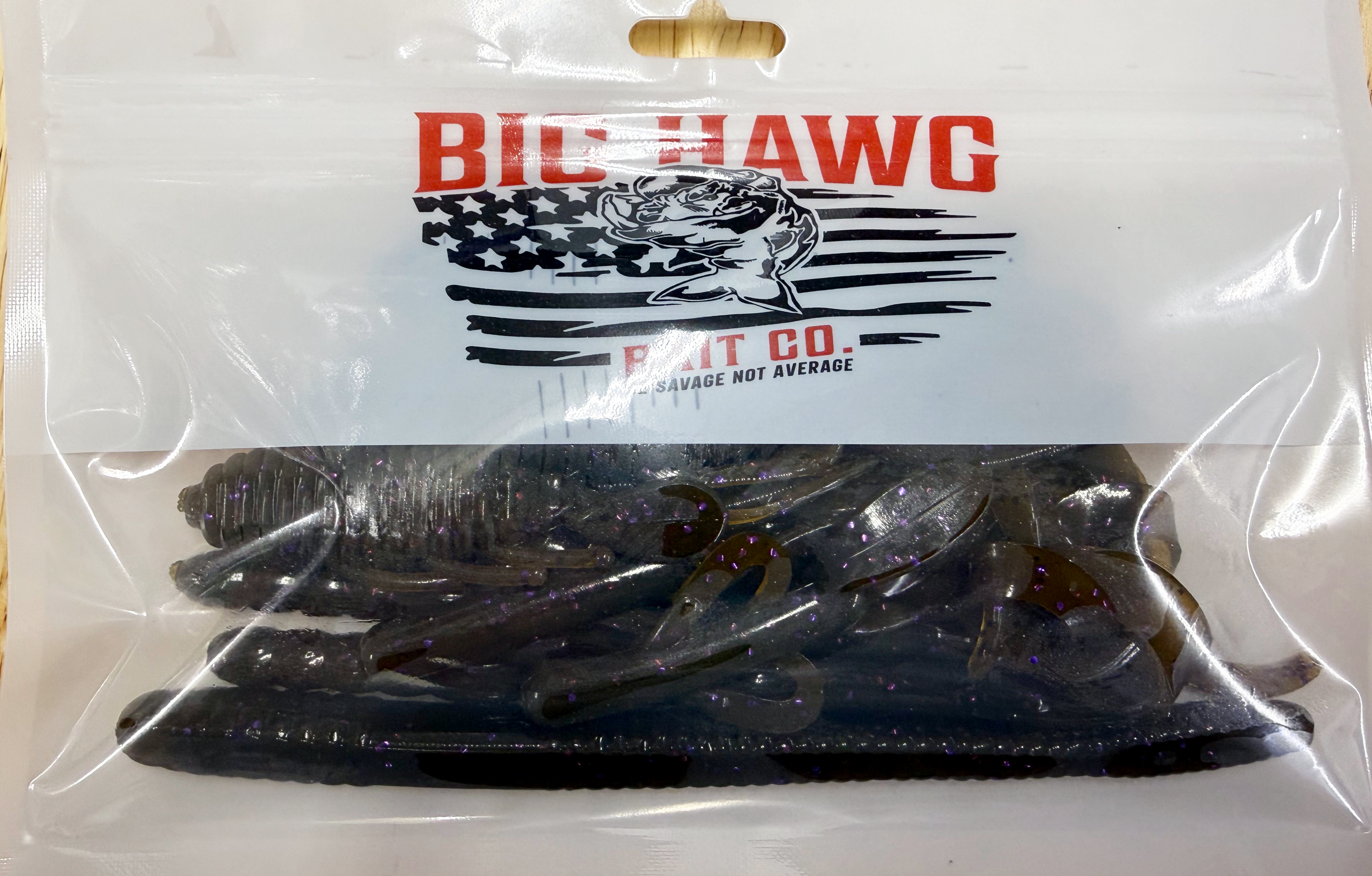 Friday Limited Run-Sample pack of Green Pumpkin Purple Mag Trick Worm, Assault Worms, Fury Bug, Hawg Craw, Baby Brush Hawg, and Brush Beater in one bag